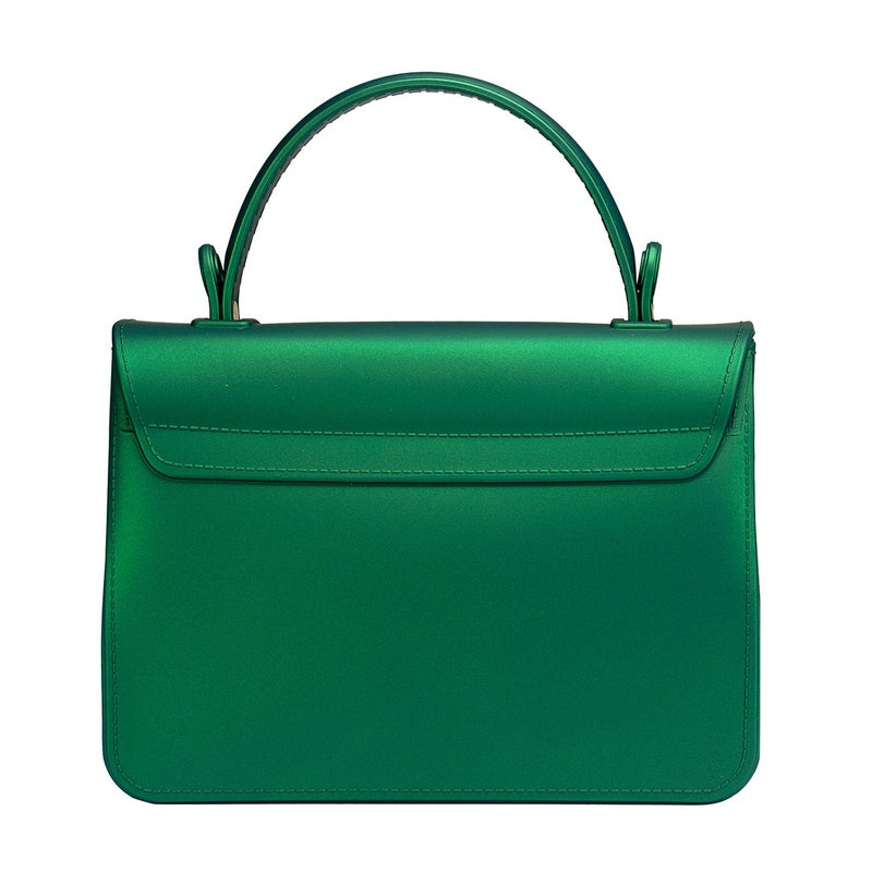 Chrysansmile Green Clutch Purses for Women Jelly Small Crossbody Bags Formal Evening Bags Top Handle Purses for Women Mini Tote Bag - Image 3